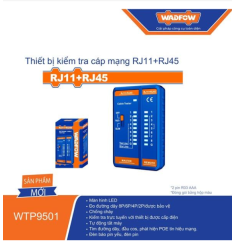 THIẾT BỊ KIỂM TRA CÁP MẠNG RJ11+RJ45 WADFOW WTP9501