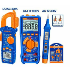 BỘ 3 DỤNG CỤ ĐO ĐIỆN DC/AC VẢ KIỂM TRA / THỬ ĐIỆN WADFOW WDM94012