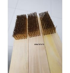 BÀN CHẢI SỢI ĐỒNG CÁN GỖ 8 HÀNG TLT BC08