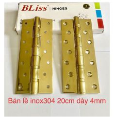 BẢN LỀ LÁ INOX MẠ VÀNG 13CMX4MM BLISS