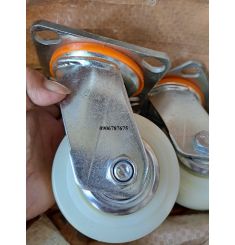 BÁNH XE PA TRẮNG 100X50 XOAY KHÔNG KHÓA TLT BX100X