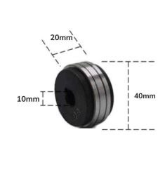 BÁNH XE DẪN DÂY HÀN MIG PANA 350A RÃNH 1.2-1.6MM ĐƯỜNG KÍNH 40X10MM DAQIN DQ-BXP2