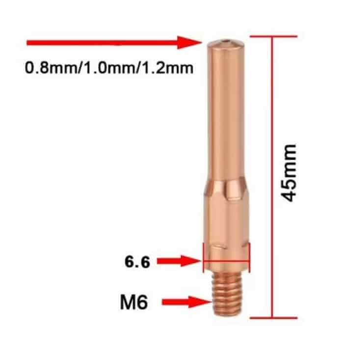 BÉC HÀN 6.5 M6 L45MM DAQIN DQ-M-BH15