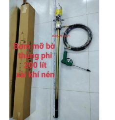 BƠM MỠ BÒ THÙNG PHI BẰNG HƠI 200 LÍT