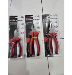 BỘ 3 CÁI KÌM 6 INCH TOP (KÌM CẮT, KÌM NHỌN, KÌM ĐIỆN) TLT TOP-B01