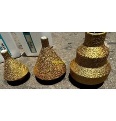BỘ 3 MŨI KHOAN TẠO LỖ TRÒN CHO ĐÁ HOA CƯƠNG, GẠCH MEN M14
