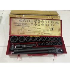BỘ TUÝP 3/4 INCH 23 CHI TIẾT BARKER 17-50MM MÀU ĐEN
