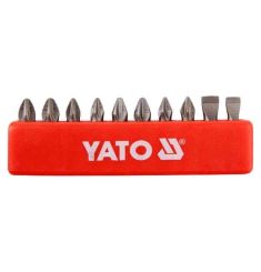 BỘ 10 MŨI VÍT ĐA NĂNG 25MM 21.8NM CHUÔI 1/4 INCH CHỐNG TRƯỢT YATO YT-0482