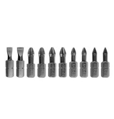 BỘ 10 MŨI VÍT ĐA NĂNG 25MM CHUÔI 1/4 INCH CHỐNG TRƯỢT YATO YT-04822