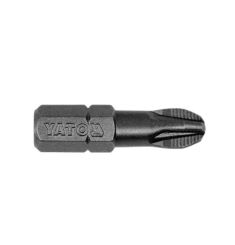 BỘ 10 MŨI VÍT HOA THỊ PZ1X25MM 6.4NM CHUÔI 1/4 INCH CHỐNG TRƯỢT YATO YT-04702