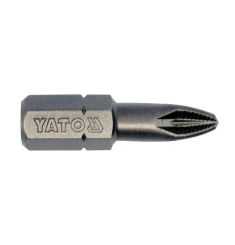 BỘ 10 MŨI VÍT HOA THỊ PZ2X25MM 19.6NM CHUÔI 1/4 INCH CHỐNG TRƯỢT YATO YT-04712