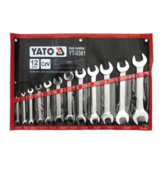 BỘ 12 CỜ LÊ 2 ĐẦU MIỆNG MỜ 6-32MM YATO YT-0381
