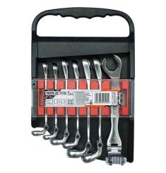 BỘ 7 CỜ LÊ MỞ ỐNG DẦU LẮC LÉO MỜ 8-17MM YATO YT-0190