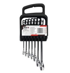 BỘ 7 CỜ LÊ VÒNG MIỆNG TỰ ĐỘNG LẬT ĐẢO CHIỀU 10-19MM YATO YT-02067