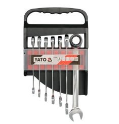 BỘ 7 CỜ LÊ VÒNG MIỆNG TỰ ĐỘNG LẬT ĐẢO CHIỀU 10-19MM YATO YT-0208