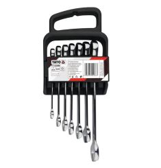 BỘ 7 CỜ LÊ VÒNG MIỆNG TỰ ĐỘNG LẬT ĐẢO CHIỀU 8-18MM YATO YT-02066