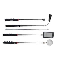 BỘ GẬY NHẶT ỐC RƠI VÀ GƯƠNG KIỂM TRA GẦM KÈM ĐÈN PIN 5 CHI TIẾT YATO YT-06622