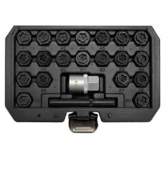 BỘ KHẨU 1/2 INCH MỞ ỐC LỐP XE BMW 22 CHI TIẾT YATO YT-060303