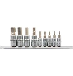 BỘ TUÝP MŨI LỤC GIÁC 1/4-3/8 INCH 9 CHI TIẾT YATO YT-04401