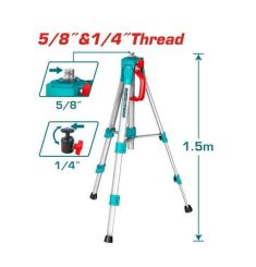 CHÂN ĐẾ LỖ REN 5/8-1/4 INCH DÙNG CHO MÁY ĐO MỨC CÂN BẰNG TIA LASER XANH TOTAL TLLT01572
