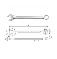 CỜ LÊ VÒNG MIỆNG MỜ 28MM CHUẨN DIN 3113 YATO YT-0357