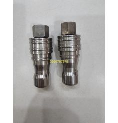 ĐẦU NỐI THUỶ LỰC INOX 304 NITTO 2S-A + 2P-A 1/4 INCH