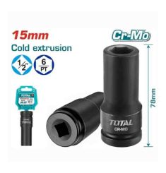 ĐẦU TUÝP TÁC ĐỘNG SÂU 1/2 INCH 15MM TOTAL THDIS12152L