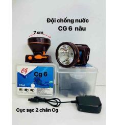 ĐÈN PIN ĐỘI ĐẦU SIÊU SÁNG CHỐNG NƯỚC CG6 TL008037