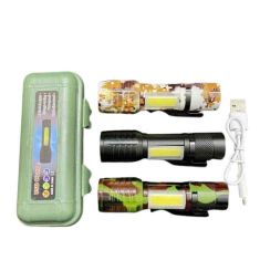 ĐÈN PIN SIÊU SÁNG LED MINI RẰN RI ZOOM XA FULL BOX TL008423