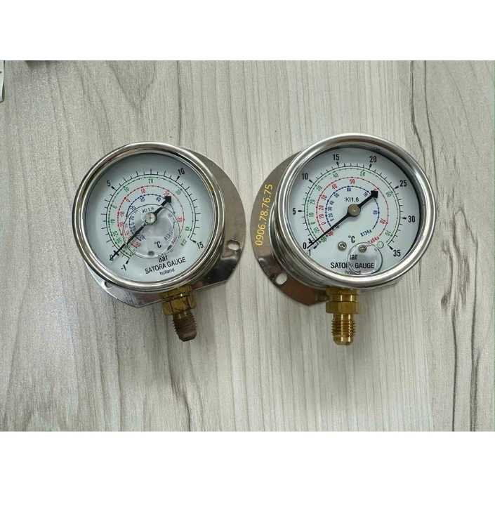 ĐỒNG HỒ DẦU CÓ VÀNH HÀ LAN SATORA GAUGE MẶT 63MM