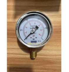 ĐỒNG HỒ MẶT 100MM 0-1BAR VỎ INOX CHÂN ĐỒNG REN ĐỨNG 21MM YAMAKI