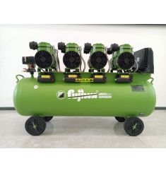 MÁY NÉN KHÍ KHÔNG DẦU 160 LÍT 4 ĐẦU 10HP  FUJIWA FJ-160