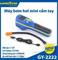 MÁY BƠM CẦM TAY KHÔNG DÂY GY-2222 GOODYEAR (2600MAH)