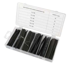 HỘP 100 ỐNG GEN CO NHIỆT MÀU ĐEN ĐỦ SIZE YATO YT-068661
