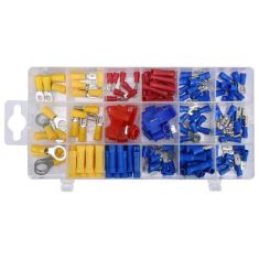 HỘP 160 ĐẦU COS BỌC CÁCH ĐIỆN VÀ CÚT NỐI NHANH DÂY ĐIỆN CHỮ T ĐỦ SIZE YATO YT-06891
