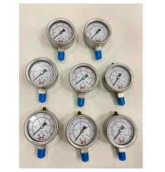 ĐỒNG HỒ ĐO ÁP SUẤT MẶT 100MM HV CHÂN INOX