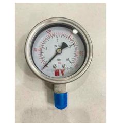 ĐỒNG HỒ ĐO ÁP SUẤT MẶT 63MM HV CHÂN INOX