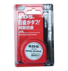 THƯỚC CUỐN THÉP HỆ INCH - IN 2 MẶT 5M KDS PZX150YME MÀU ĐỎ