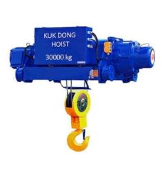 PALĂNG CÁP ĐIỆN HAI DẦM HÀN QUỐC 15 TẤN 12M KUKDONG KDWD-15T12L( 1 TỐC ĐỘ )