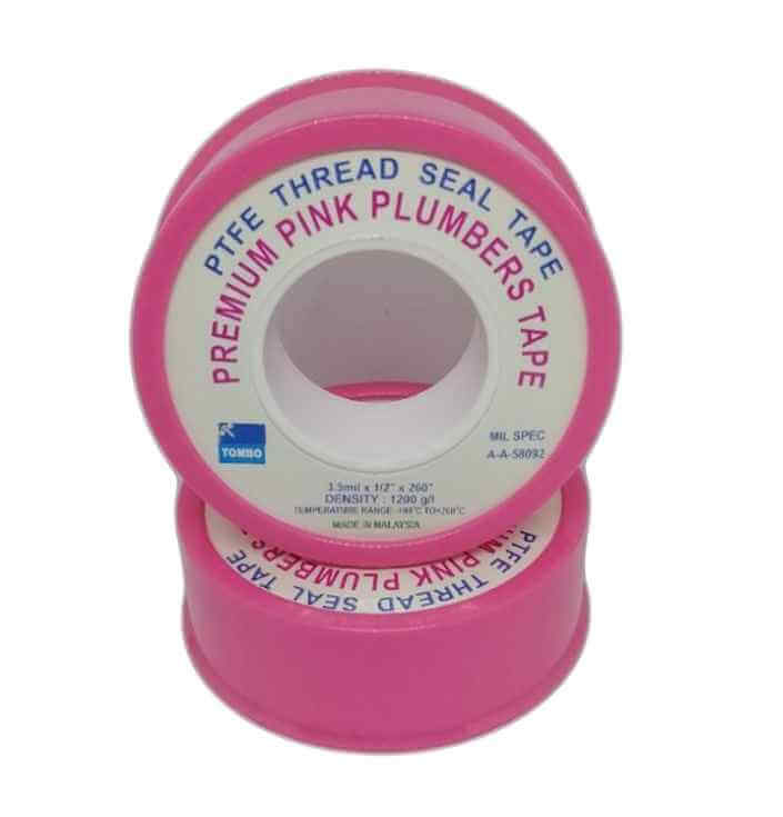 KEO LỤA PREMIUM PINK PLUMBER TAPE MÀU HỒNG