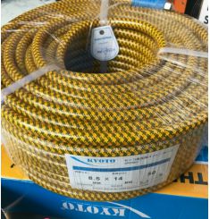 DÂY PHUN THUỐC, RỬA XE ÁP LỰC CAO KYOTO 6.5MMX12MM - 50M MÀU ĐEN
