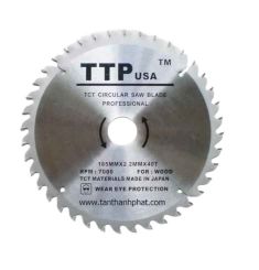 LƯỠI CƯA GỖ TCT 185MM 24 RĂNG TTP USA 222-185024-3