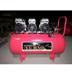MÁY NÉN KHÍ KHÔNG DẦU YUBAO 90L 3 ĐẦU