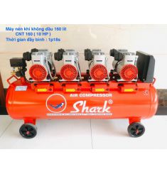 MÁY NÉN KHÍ KHÔNG DẦU SHARK 160L CNT-160