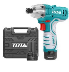 BỘ COMBO MÁY  SIẾT VÍT PIN,  KHOAN PIN VÀ ĐÈN  PIN TOTAL 12V TKLI1203