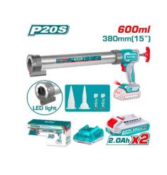 MÁY BẮN KEO 600ML DÙNG PIN 20V TOTAL TCGLI20031