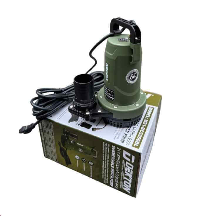 MÁY BƠM NƯỚC CHÌM DÙNG PIN 21V DEKTON M21-BC5350BL
