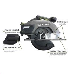 MÁY CẮT HỢP KIM 185MM DÙNG PIN 21V DEKTON M21-CHK185XPROMAX