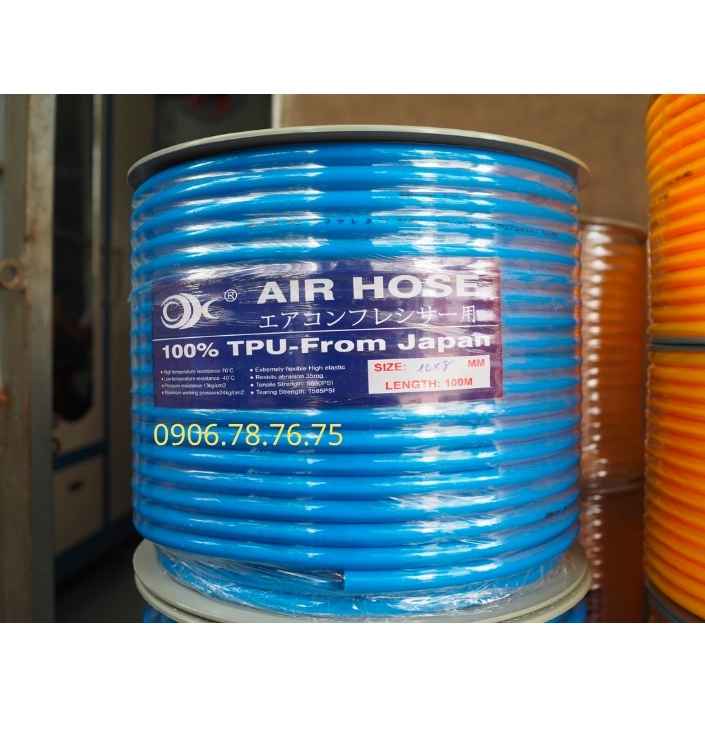 ỐNG HƠI PU OK JAPAN PHI 16 MÀU XANH OK16X 100M/CUỘN