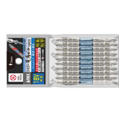 VỈ 10 MŨI VÍT 2 ĐẦU CÓ TỪ TÍNH ANEX ARHS-14M+2X85